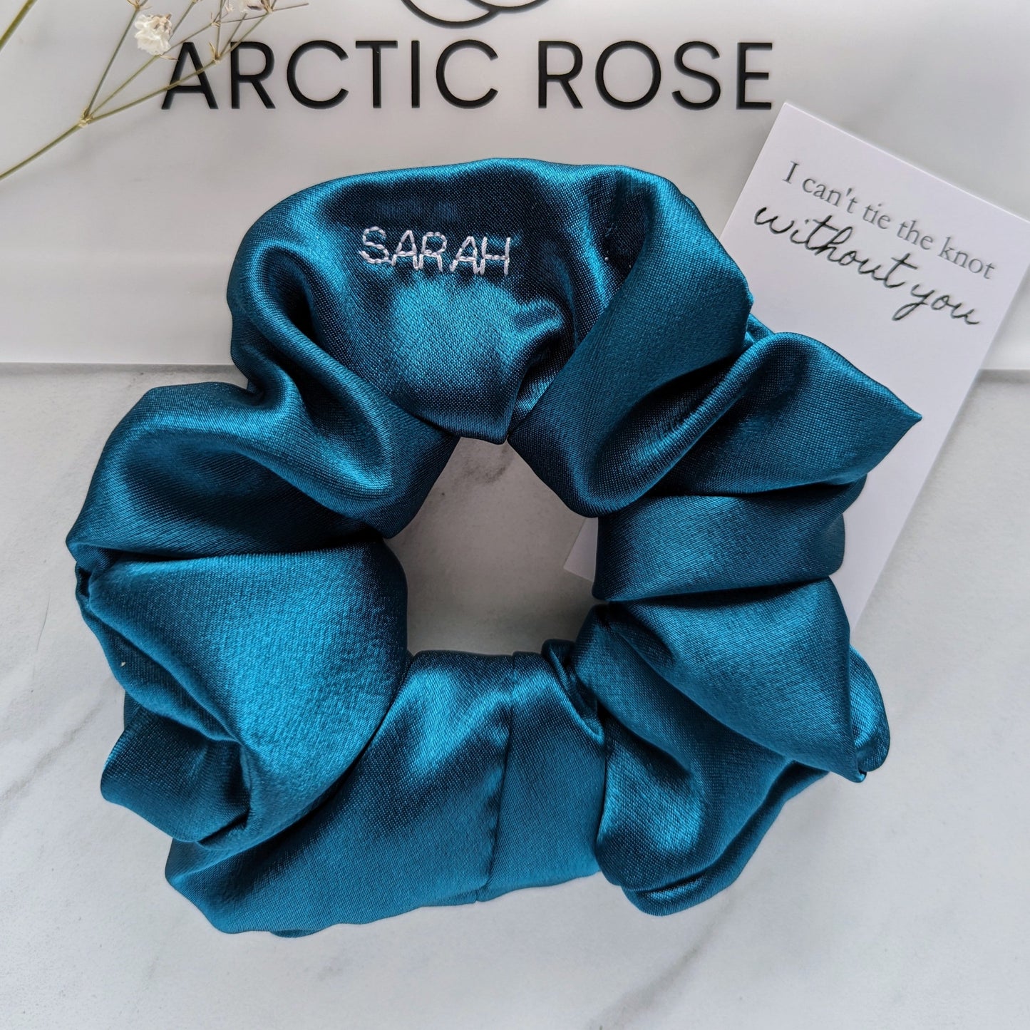 CUSTOM SATIN SCRUNCHIES