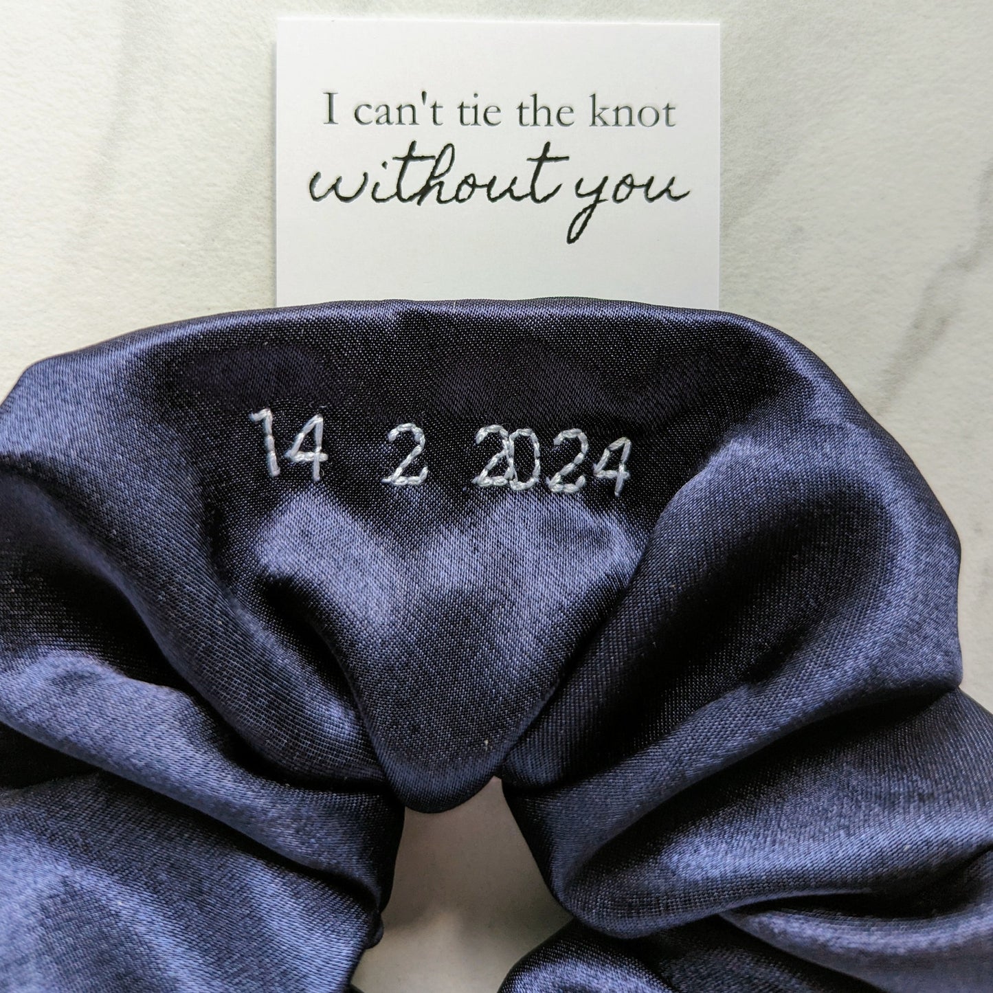 CUSTOM SATIN SCRUNCHIES