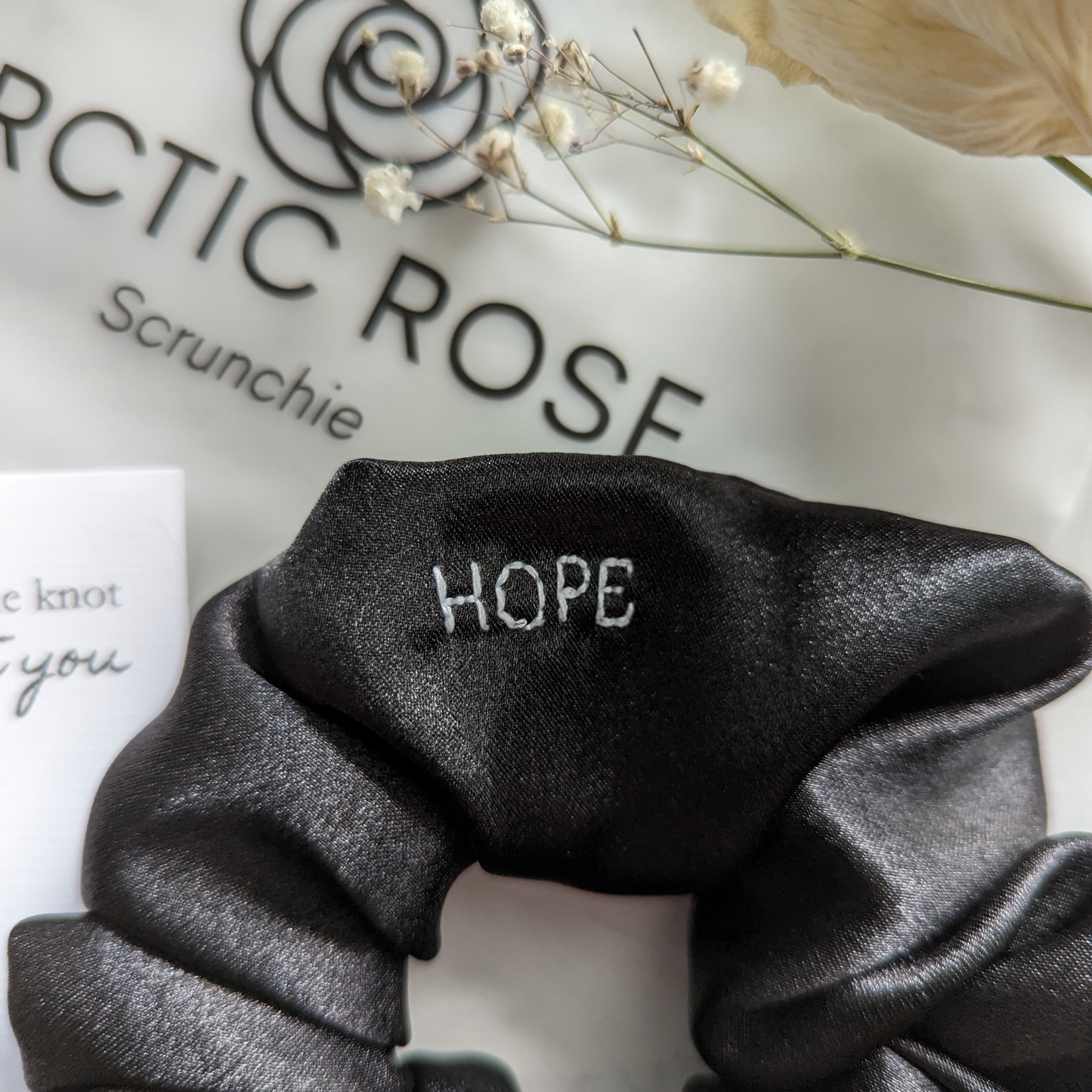 CUSTOM SATIN SCRUNCHIES