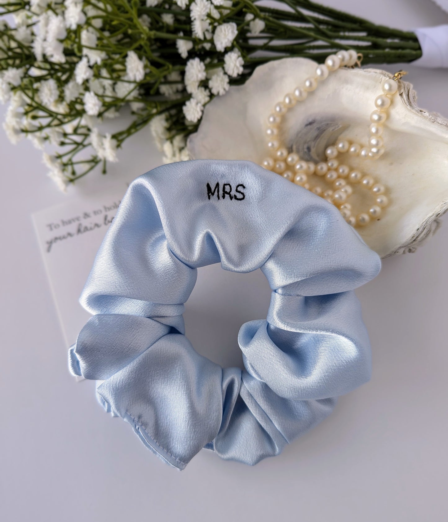 CUSTOM SATIN SCRUNCHIES